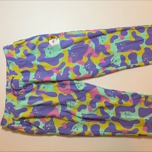 Teddy Fresh x Ripndip collab 2.0 Camo sweatpants size XL joggers